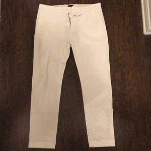 J. Crew 484 Stretch Chino Pants - White. Sz 32x30.